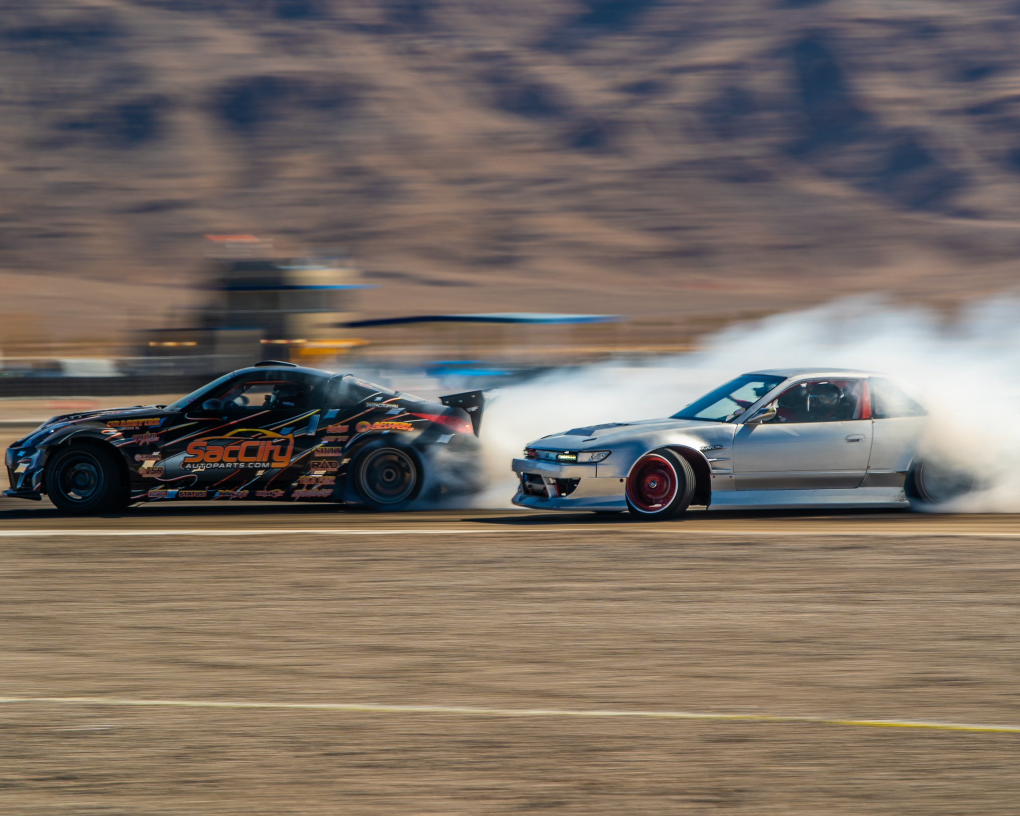 Fast, loud and sideways at Vegas Drift