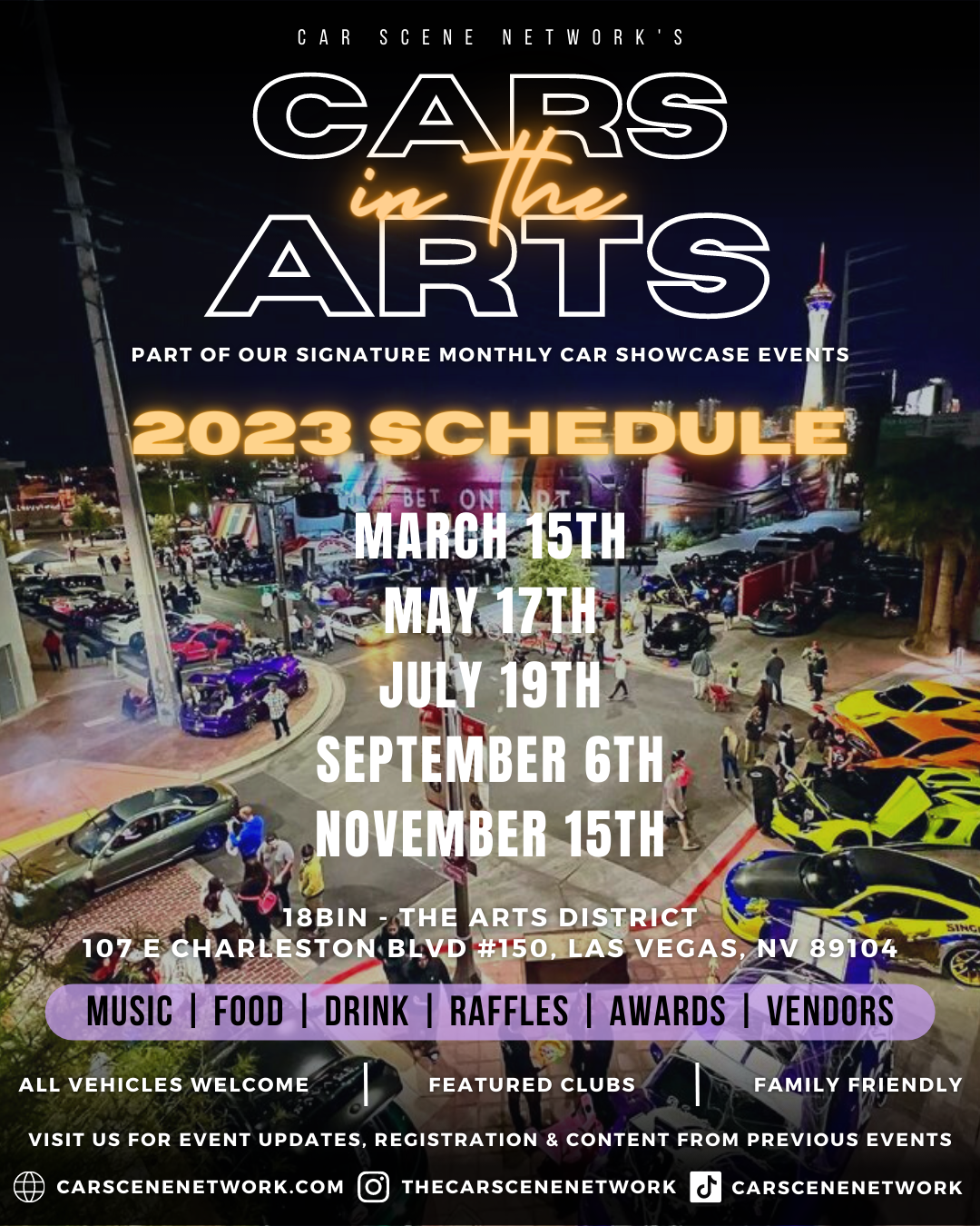 Cars in the Arts – September 6th